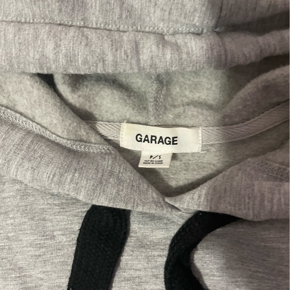 garage: grey cropped sweater - Picture 2 of 3
